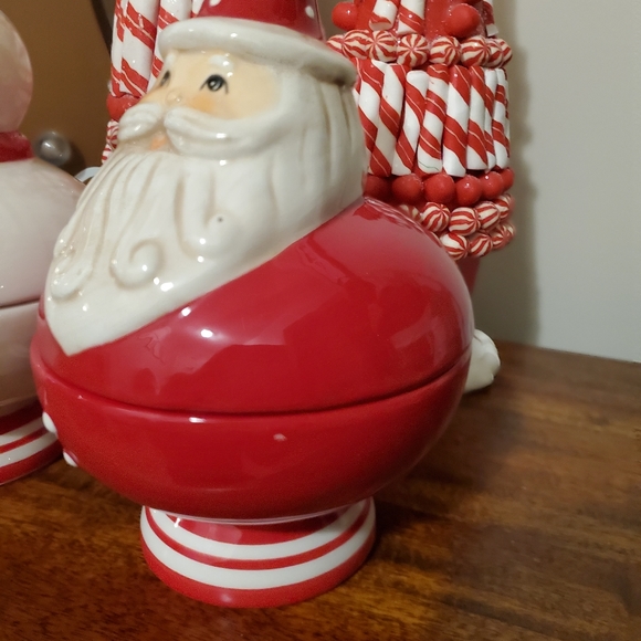 Johanna parker snowman & santa candy dishes - Picture 5 of 6